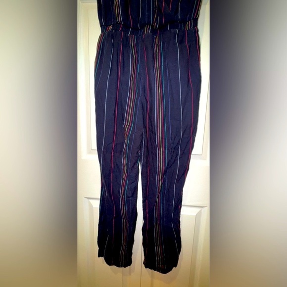 New Anthropologie Dolan Odille Striped Halter Jumpsuit Size S. GUC - Picture 14 of 16